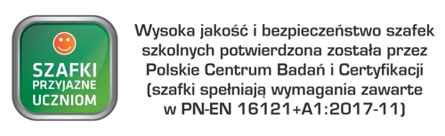 Certyfikat PCBC na szafki szkolne PROMAG