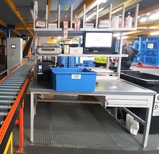 Stanowiska do kompletacji w magazynie automotive