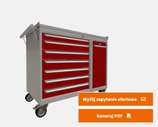 Konfigurator 3D wózków warsztatowych Future Line